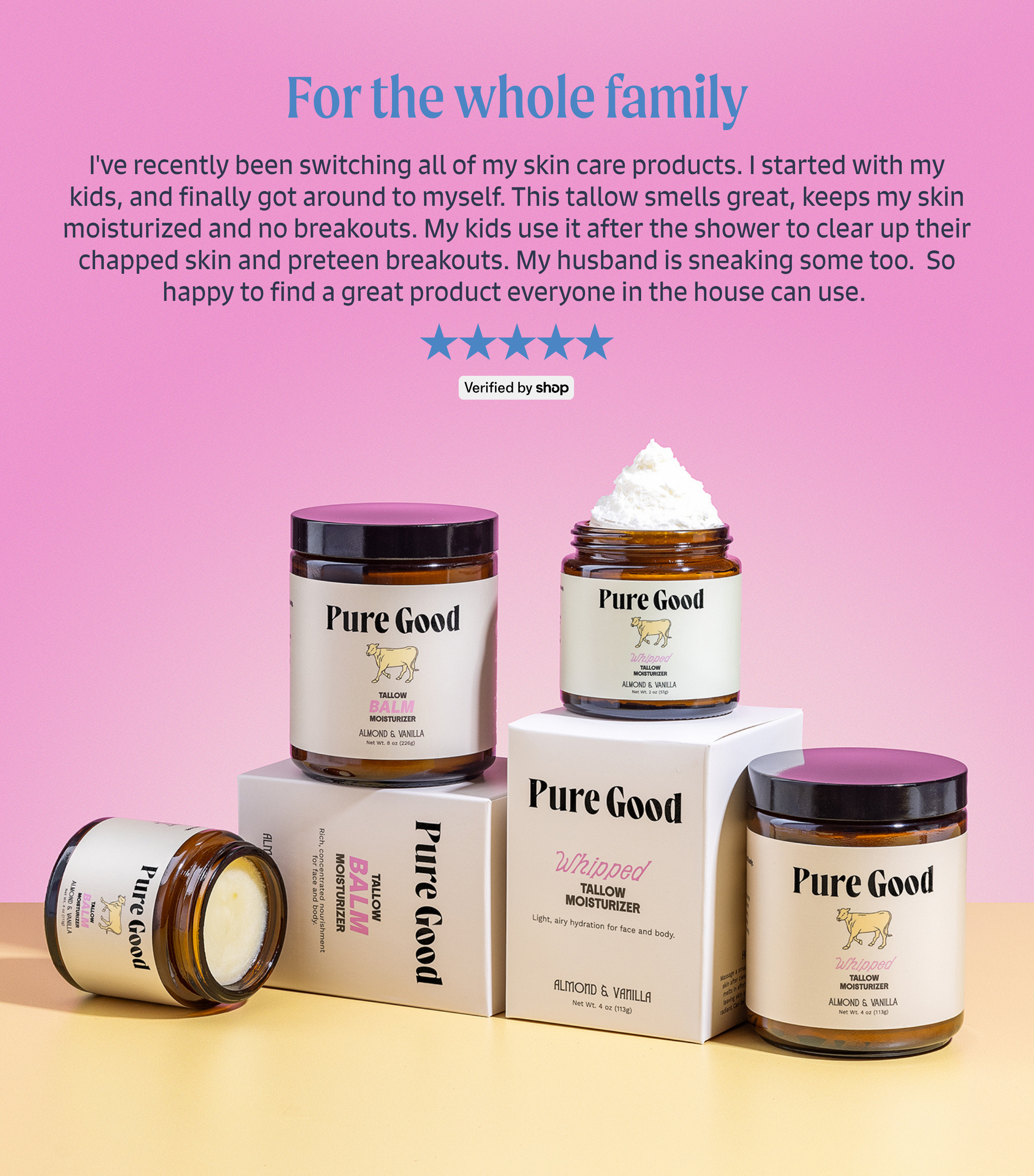 Almond & Vanilla · Tallow Balm