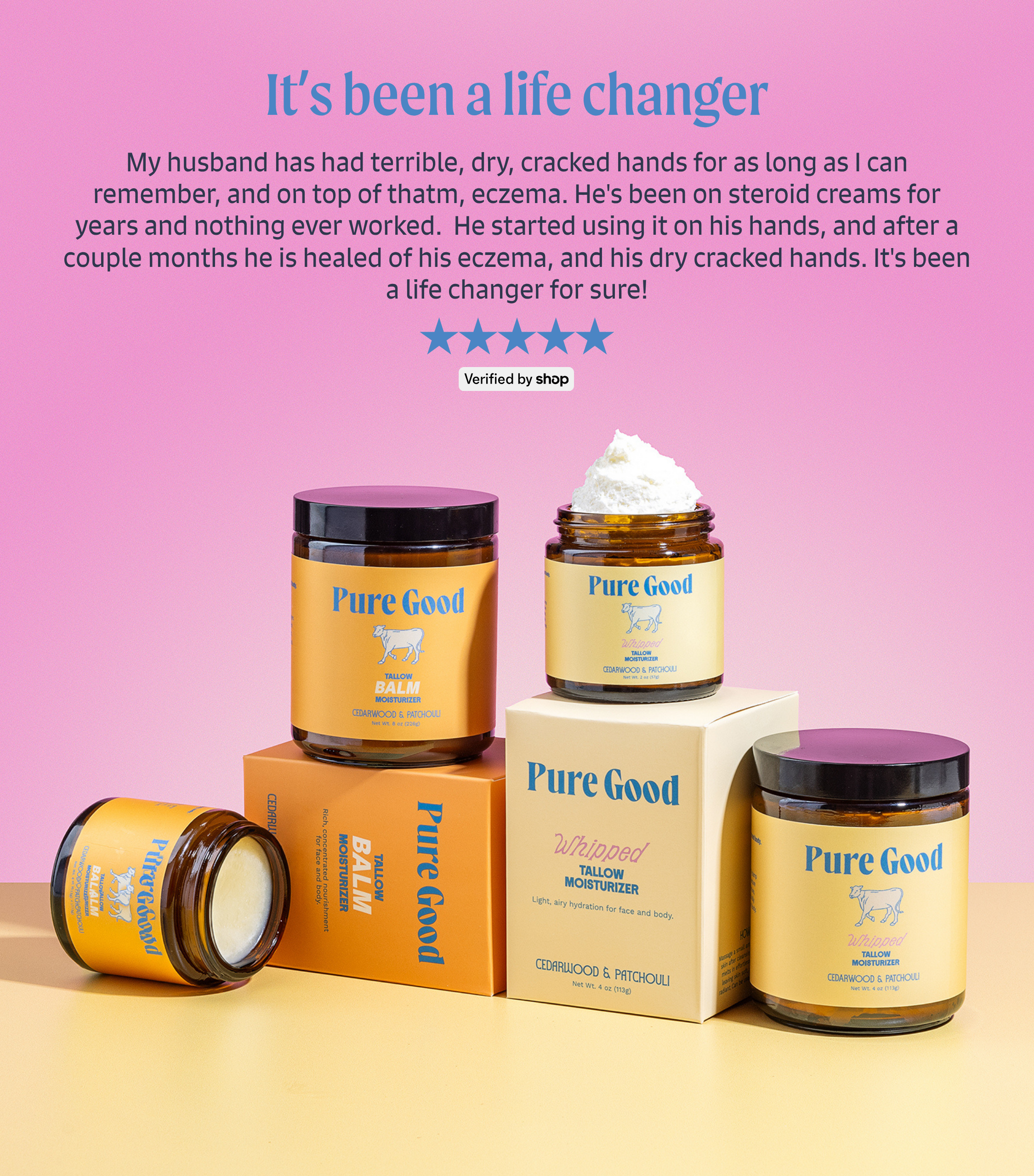 Cedarwood & Patchouli · Whipped Tallow