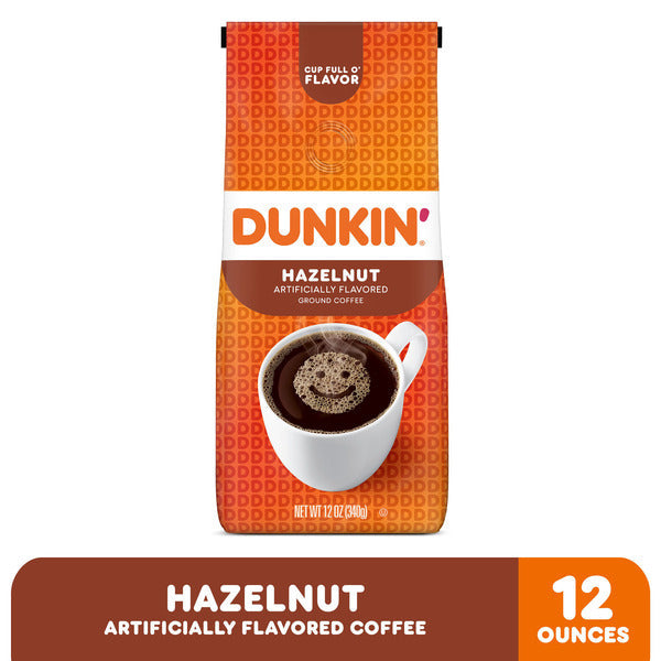 Dunkin' Hazelnut Artificially Flavored Ground Coffee